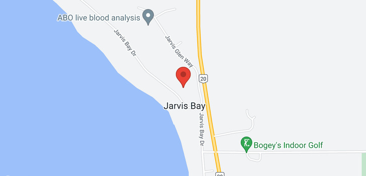 map of 215 Jarvis Bay Drive